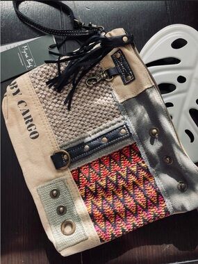 Myra Bag Multicolor Patchwork Clutch